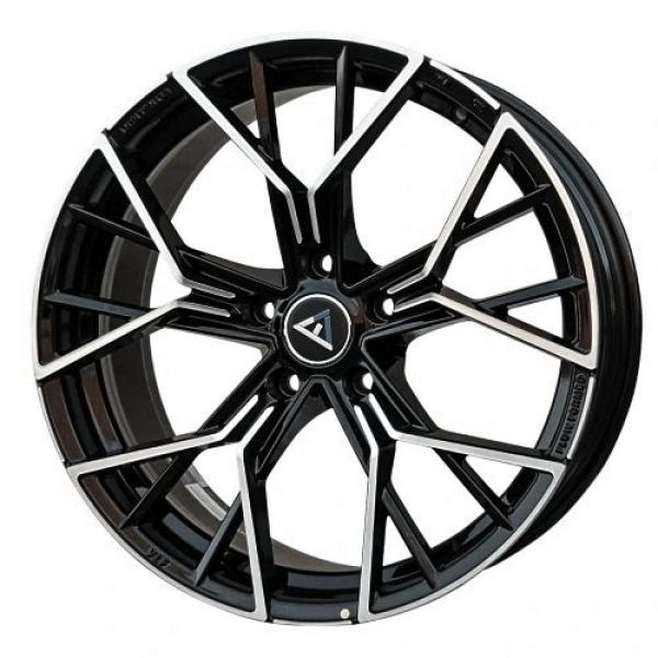 VLF WHEELS VLF13 BLACK MACHINED FACE